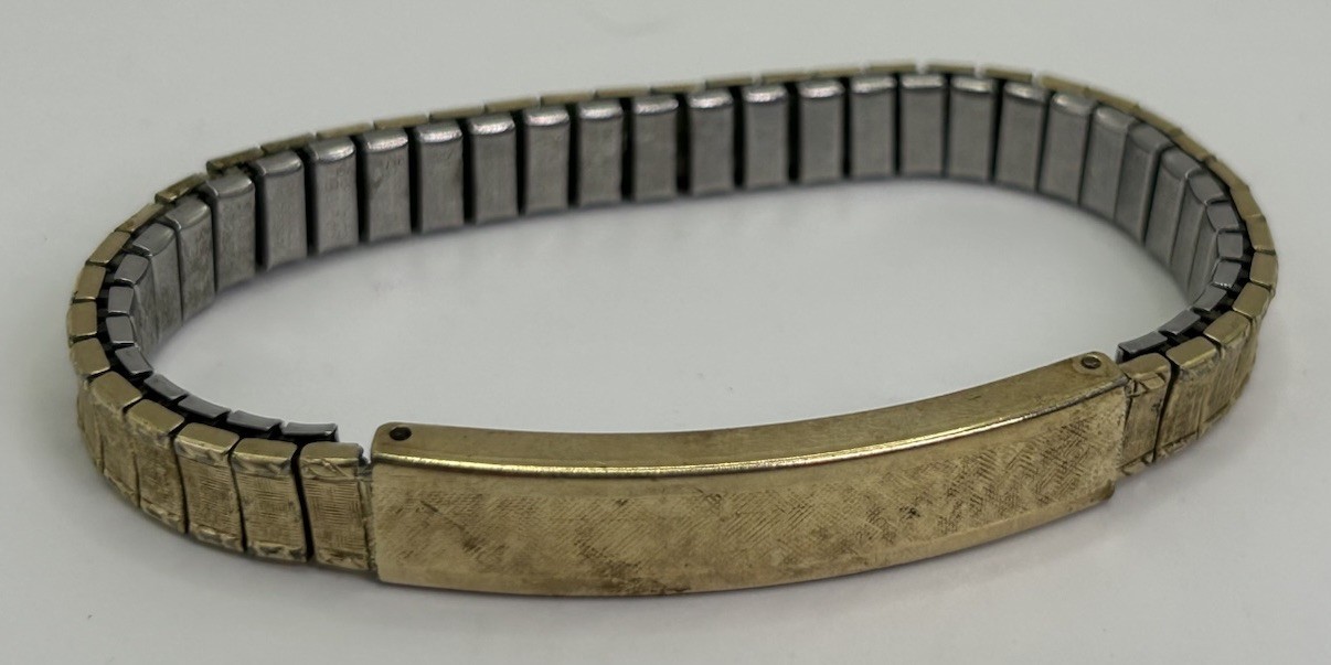 VINTAGE SPEIDEL 10K GOLD FILLED STRETCH BRACELET