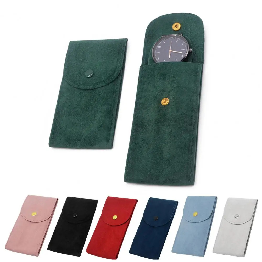 Watch Travel Case Pouch Insert Velvet Bag Watch Box Case Bag