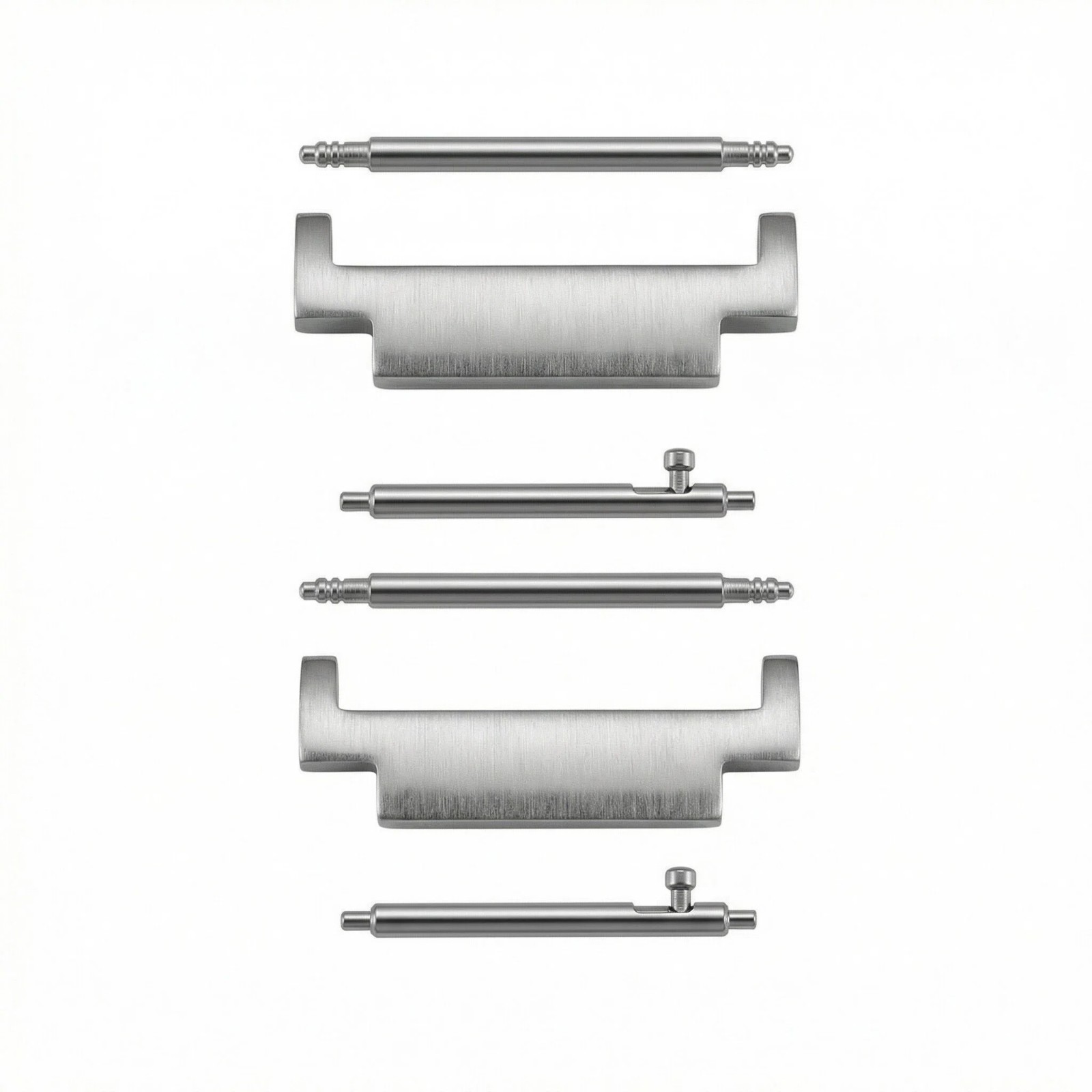Watch Strap adapter For CASIO AE1200 Mod 18mmTO22mm Metal Stainless Steel-Silve