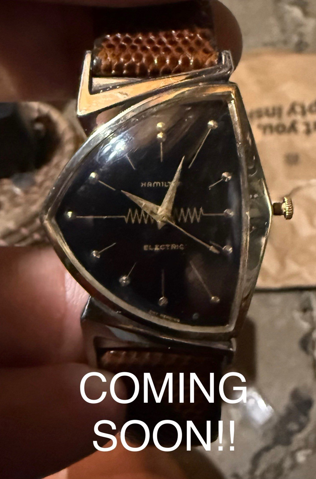 1960’s Hamilton Electric Watch PACER-Refurbished 505 NEW CONTACT-1 YEAR WARRANTY