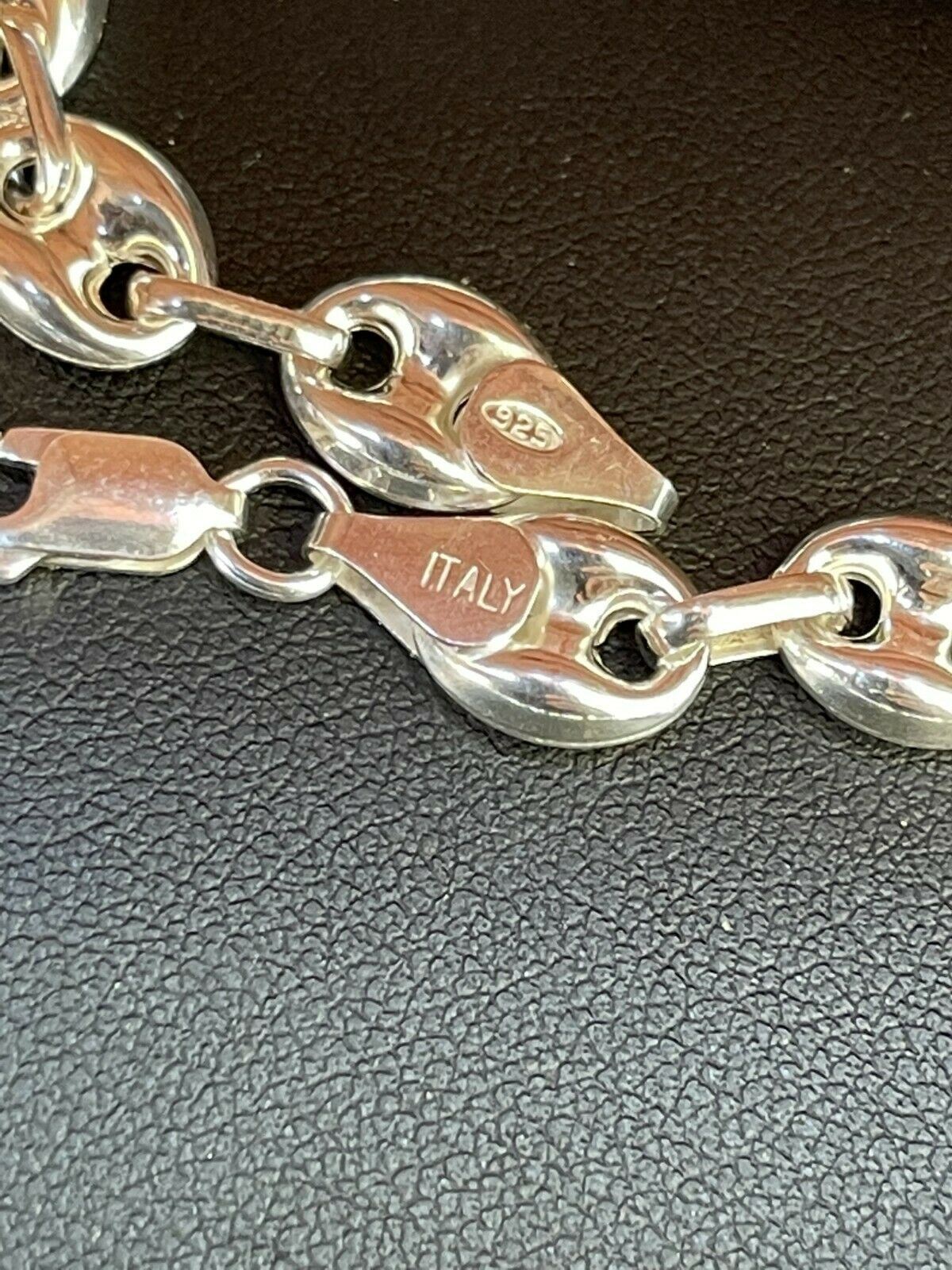 925 Sterling Silver Puffed Mariner Link Chain Necklace Or Bracelet 6-12mm 7-30″