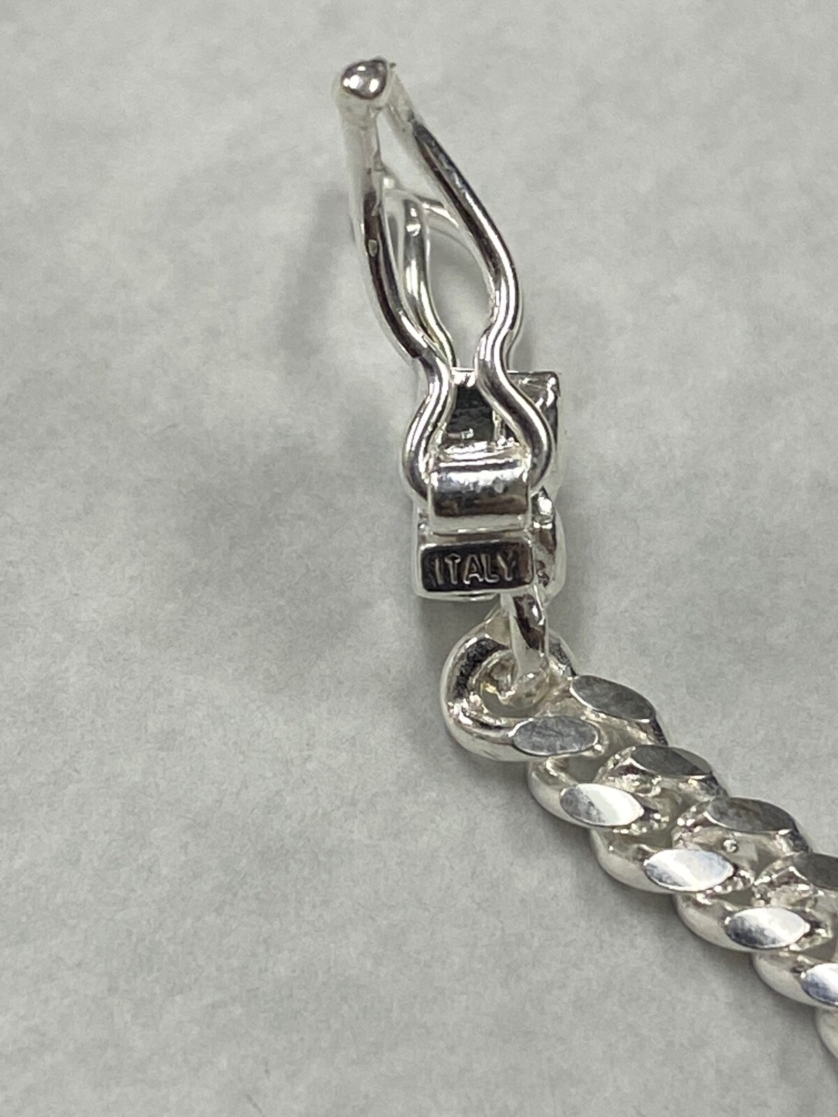 925 Sterling Silver Miami Cuban Chain 4mm 7-30″ Box Clasp Necklace Or Bracelet