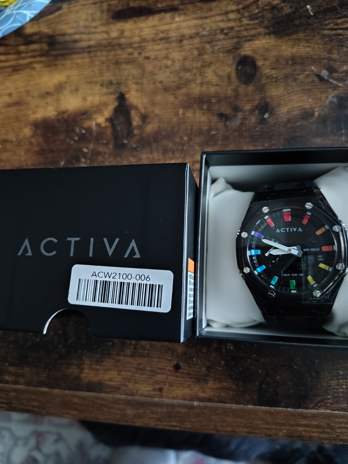 Activa Kaleido X Invicta Men’s Digital Watch – 44.2mm, Black (ACW2100-006)