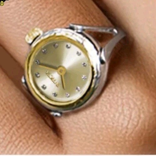 Timeless INVICTA LADIES Mini ANGEL RING Watch 48576 ***Two Tone**Msrp $199.
