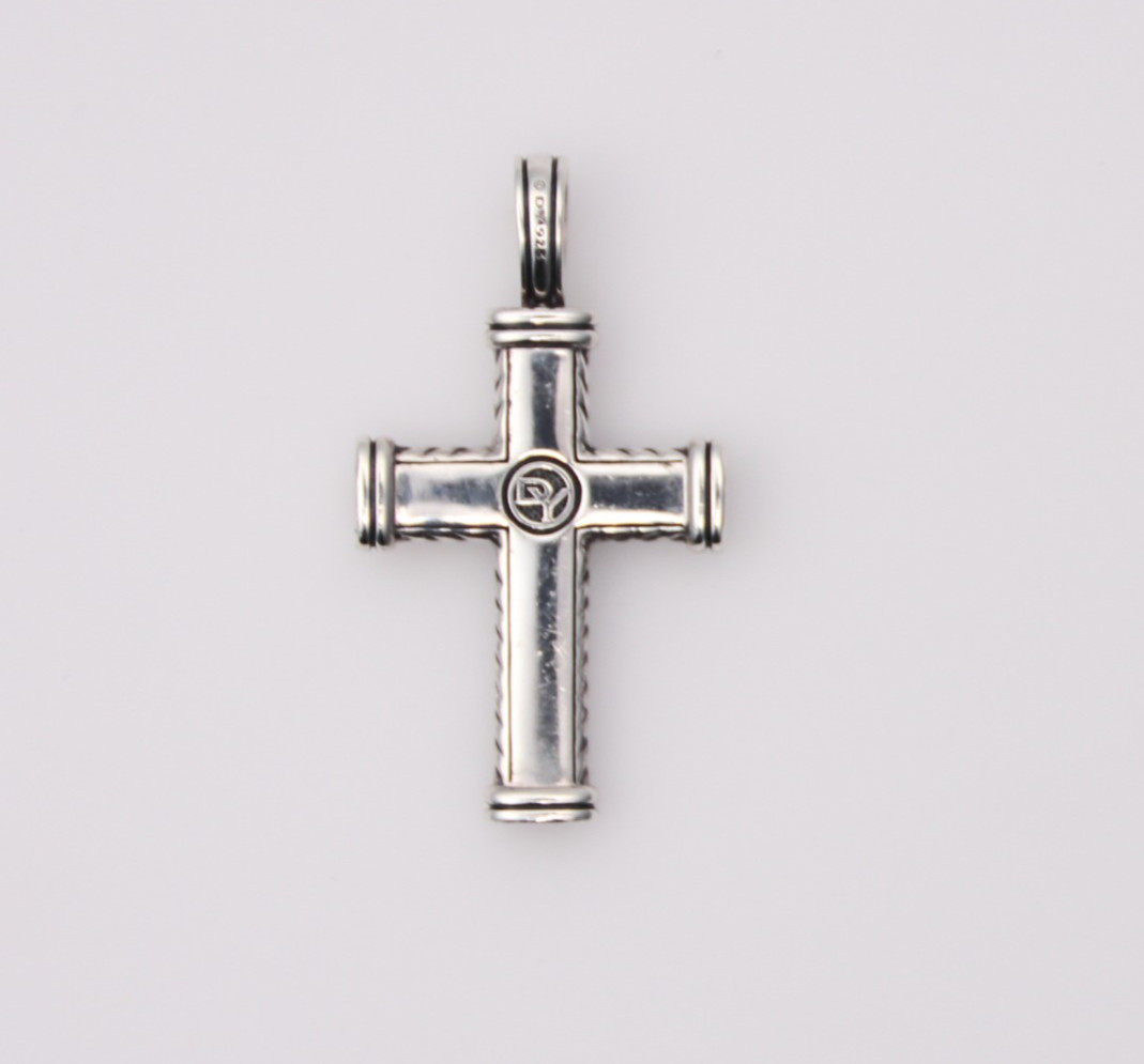 David Yurman Chevron Cross Pendant Only