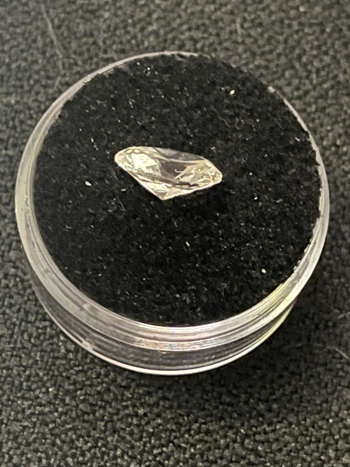 Round Cut Lab Grown serial numbered 0.25 Carat