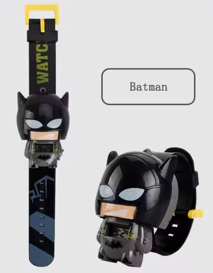 Superhero Comic Kids Digital Wrist Watch Boys Girls Toy Gift Cartoon Adjustable