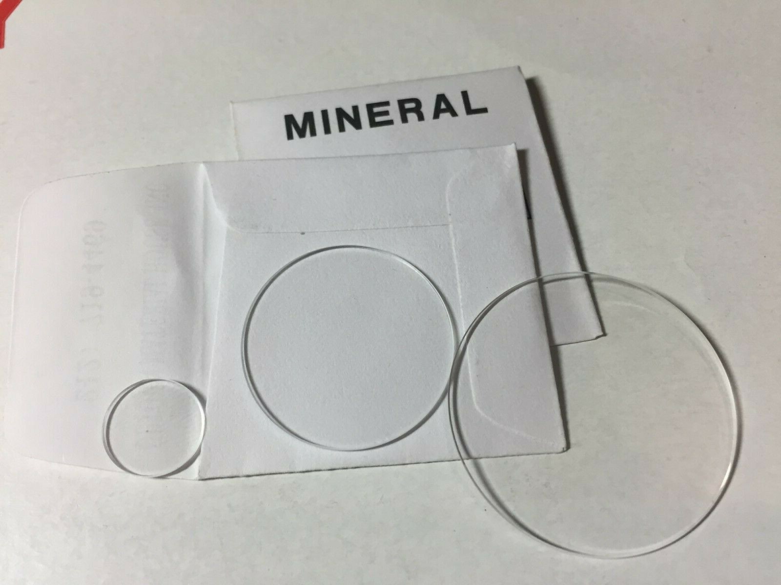 new round 1mm thick flat watch mineral glass crystal replacement,size 12mm to 36