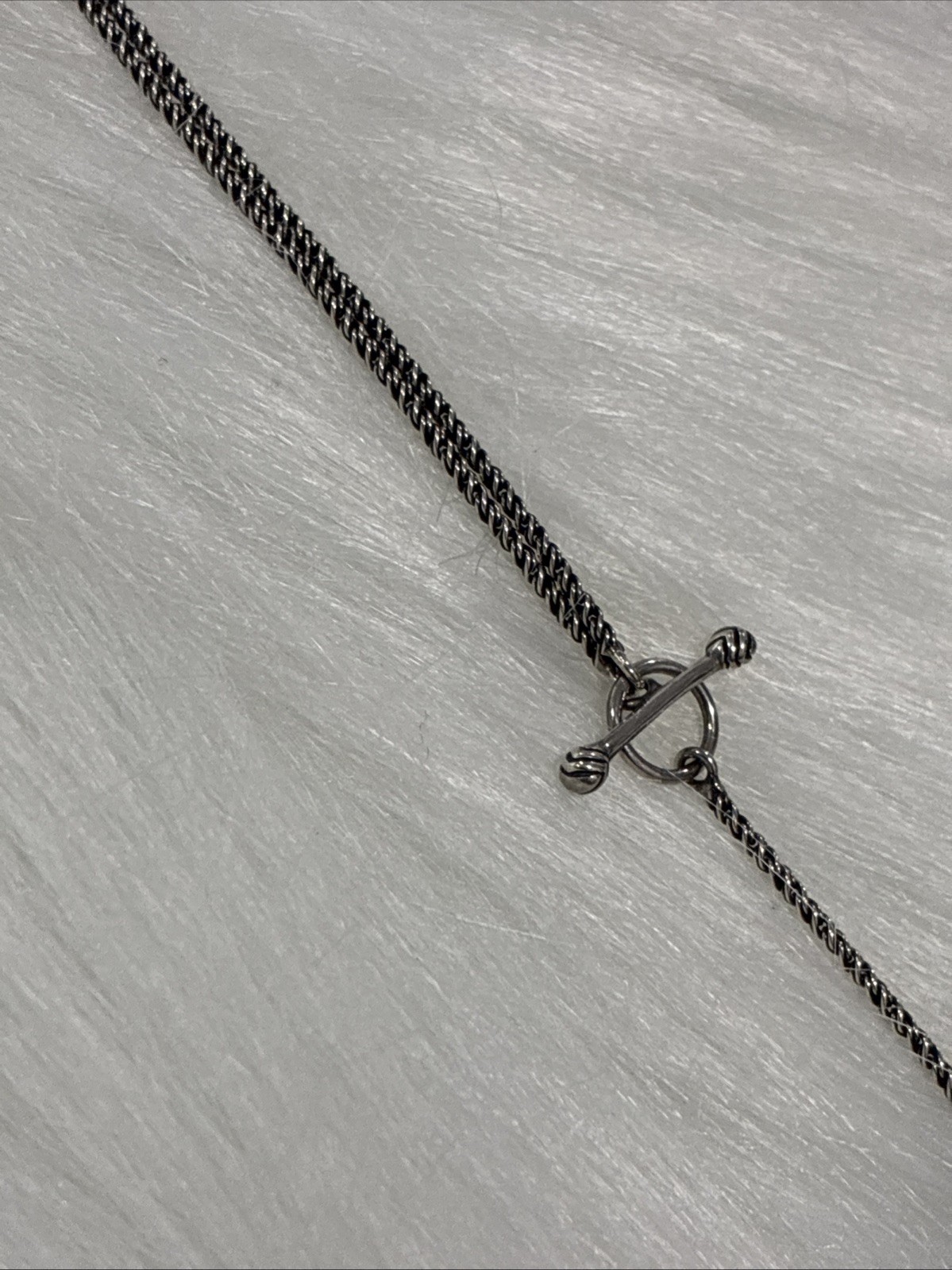 Silpada Oxidized Sterling Silver Lariat Necklace With Thai Filigree Ball 925 TH