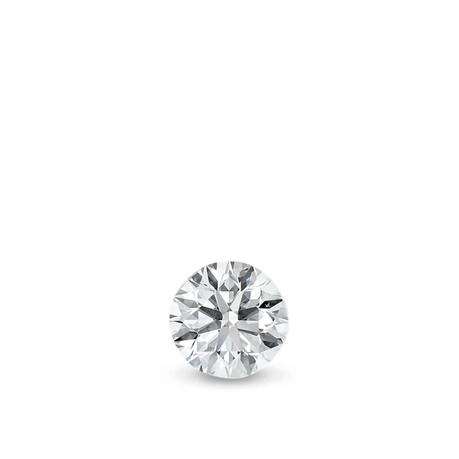 925 Sterling Silver Round Moissanite Screw Back Helix Stud Earring