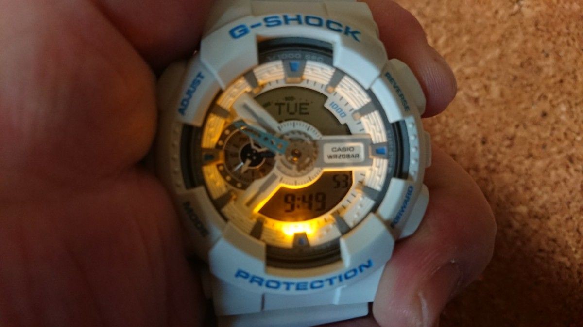 Casio G-SHOCK GA-110SN-7AJF Hyper Colors White Blue Watch