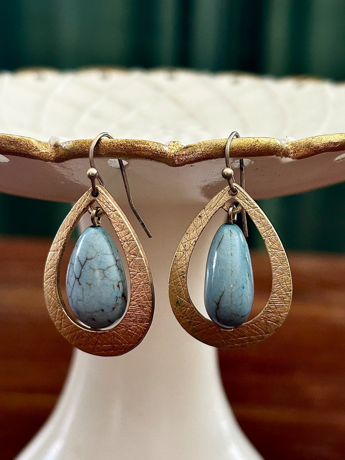 Turquoise drop earrings
