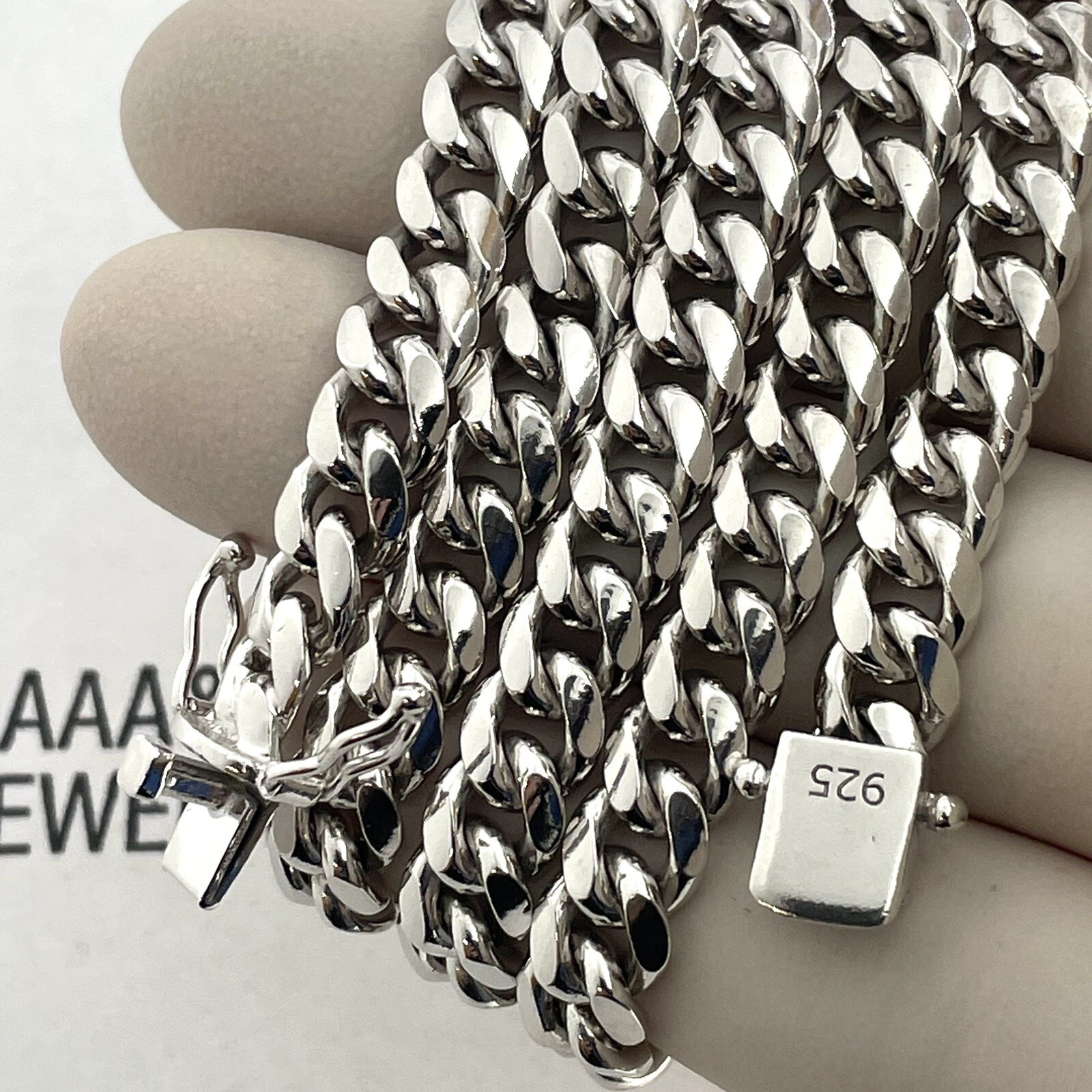 925 STERLING SILVER PLAIN MIAMI CUBAN CURB CHAIN NECKLACE 18” – 24” X. 7 MM