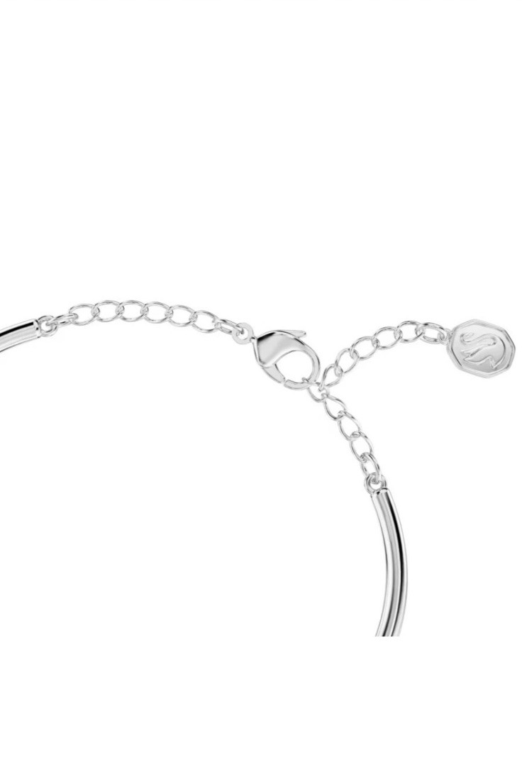 Swarovski Volta bangle Bow, White, Rhodium plated-5647563 New
