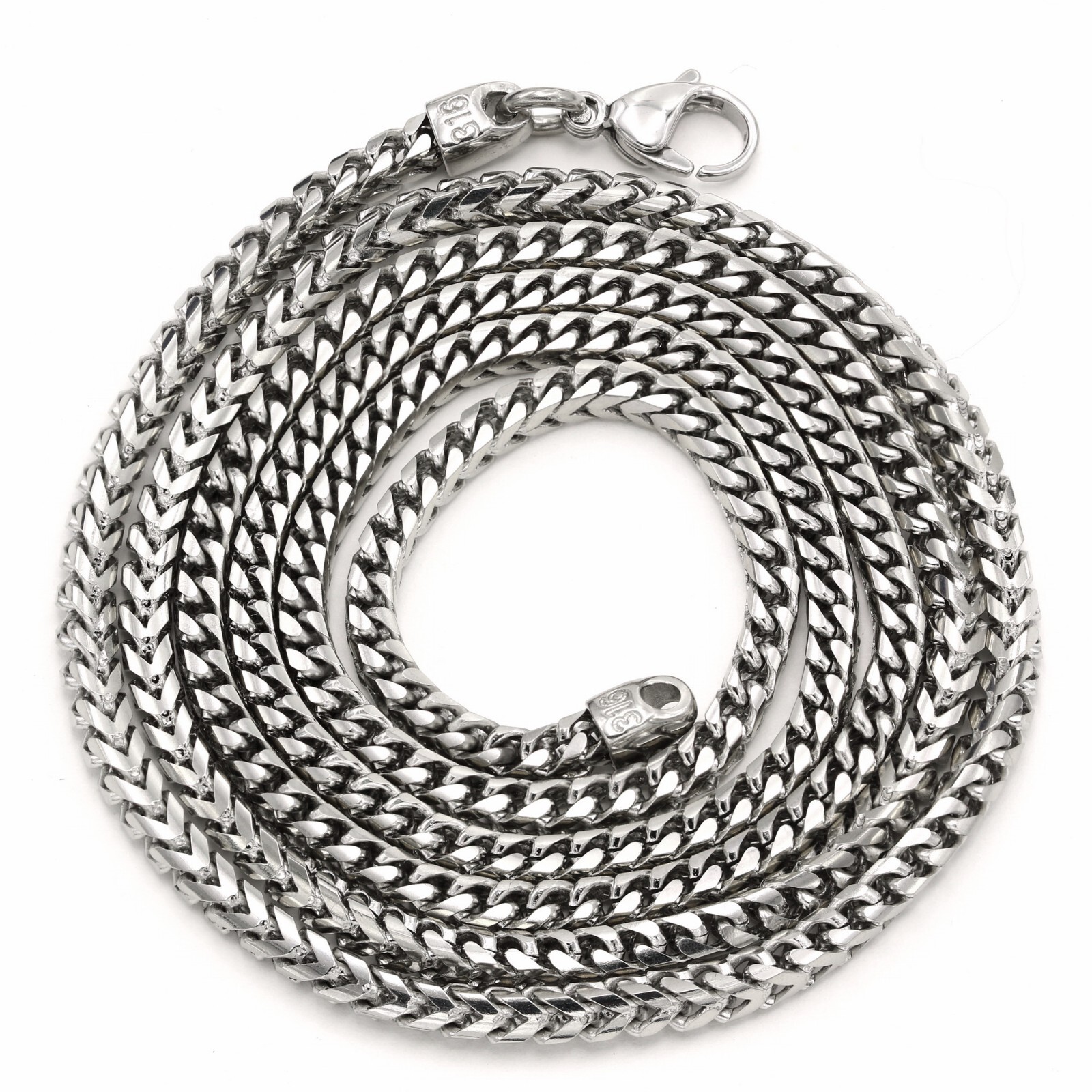 Stainless Steel Multi Size Franco Chain Necklace / bracelet