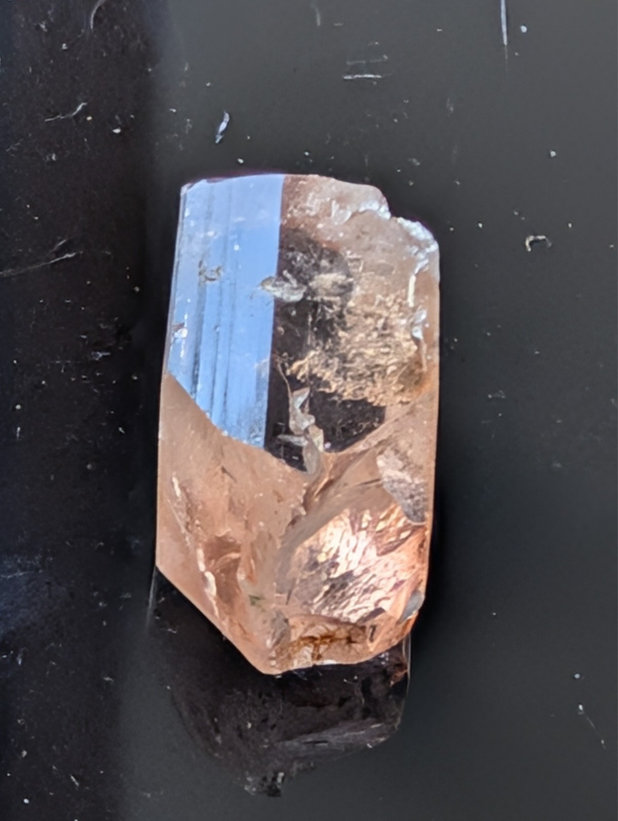 USA seller 20.07 IF clarity Imperial Topaz facet rough gemstone specimen