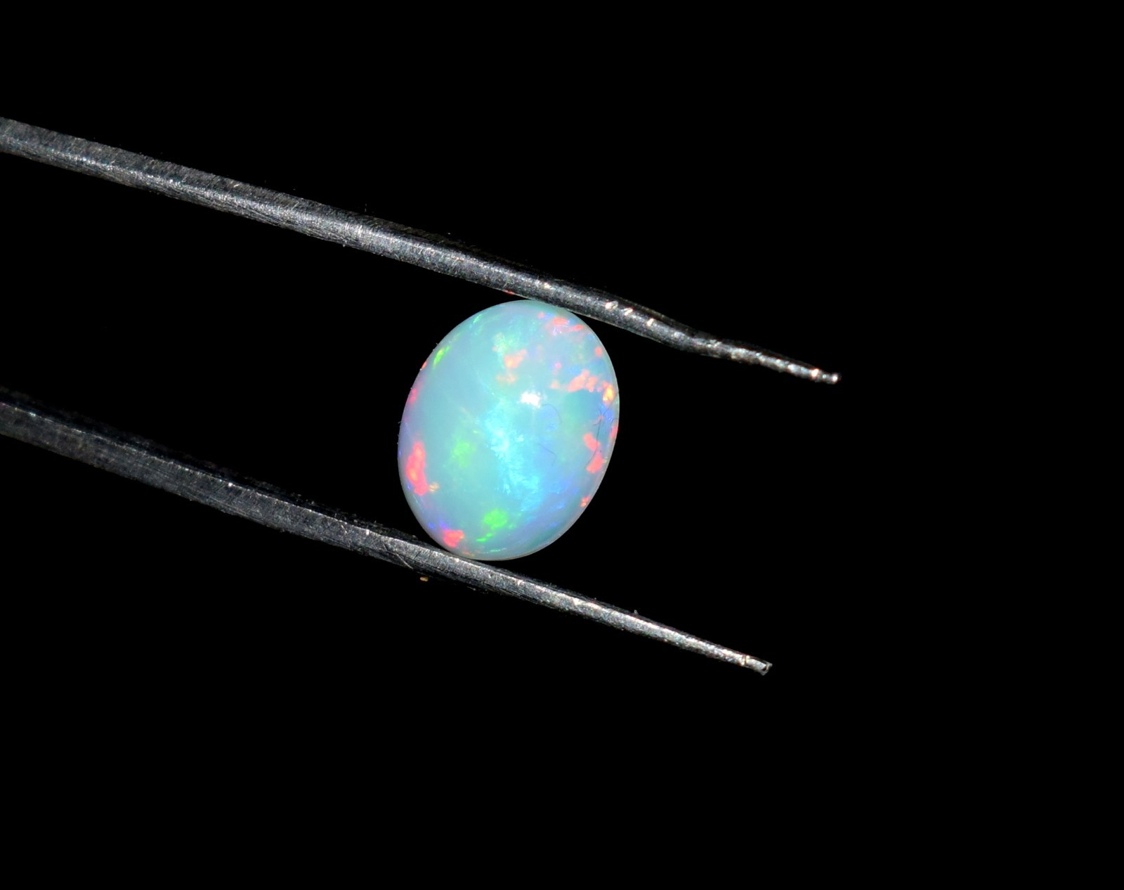 Natural Ethiopian Wello Fire Opal Cabochon Loose Gemstone 8X10mm A35