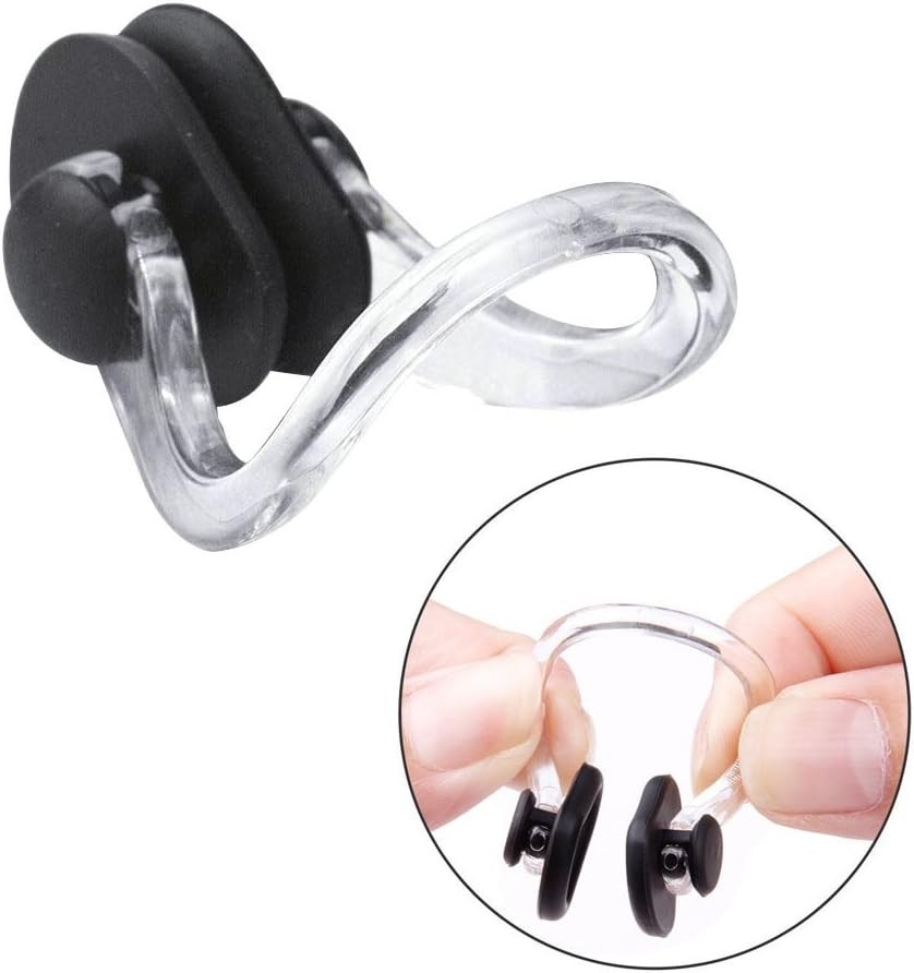 10Pcs Nose Clips for Divers and Swimmers Nose Plugs for Kids and Adults