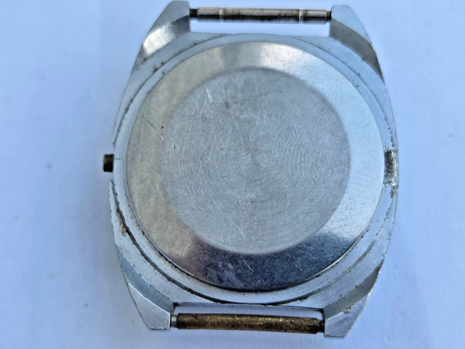 Russian Wristwatch Watch Raketa , Rocket . Made in USSR . Not working for parts.