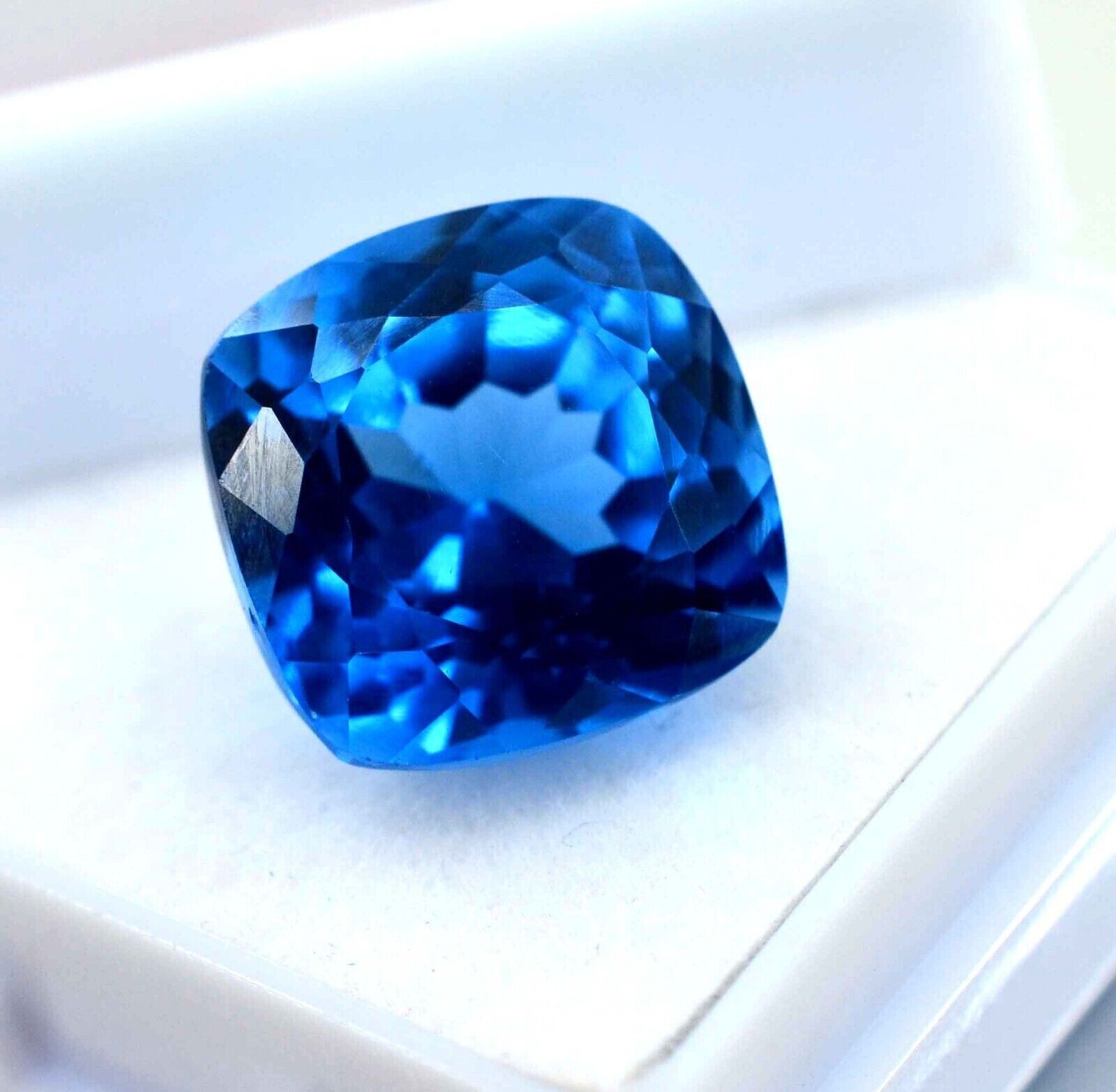 Natural Santa Maria Blue Aquamarine Cushion Cut 9.65 Ct Certified Loose Gemstone