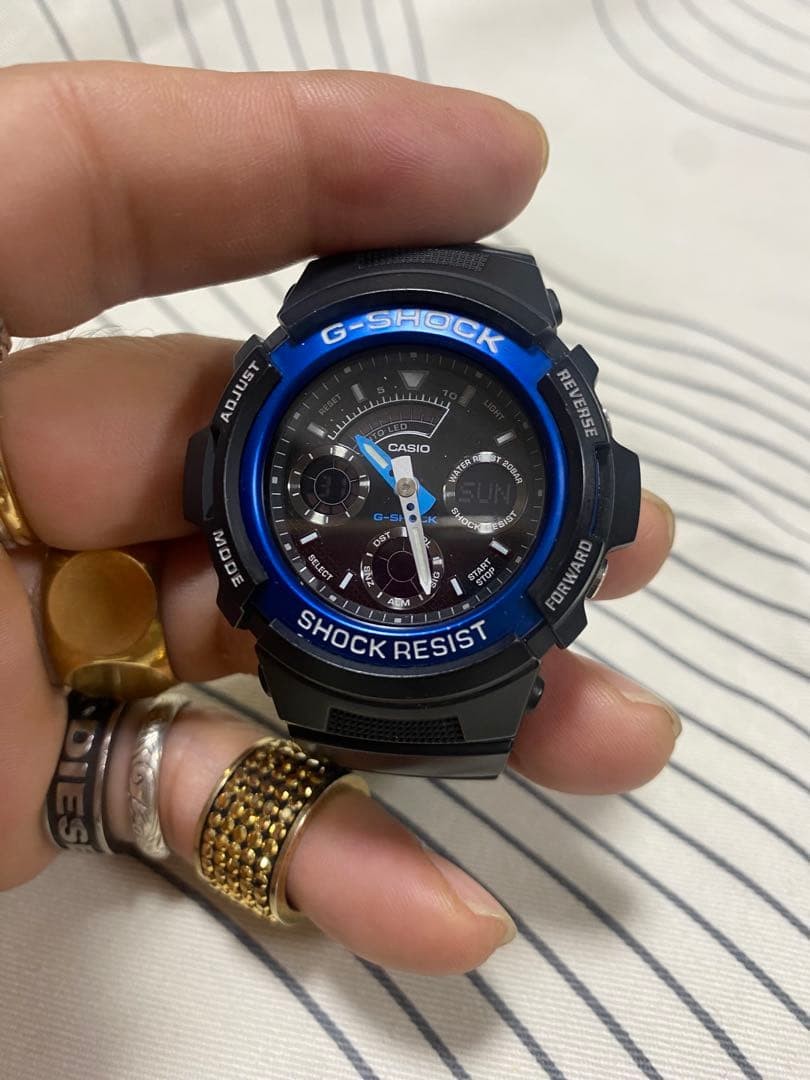 Good Condition Working Item Casio G-Shock AW-591 4778 Quartz