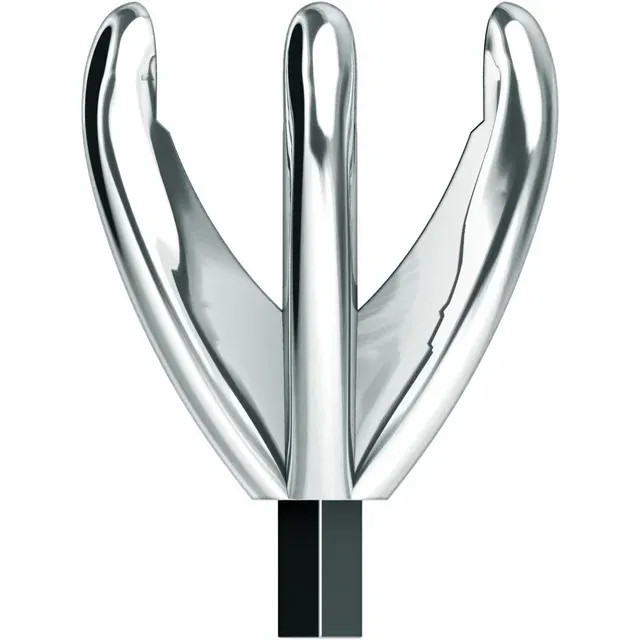 Sterling Silver Unset Round 6-Prong Pre-Notched Claw Peg Setting