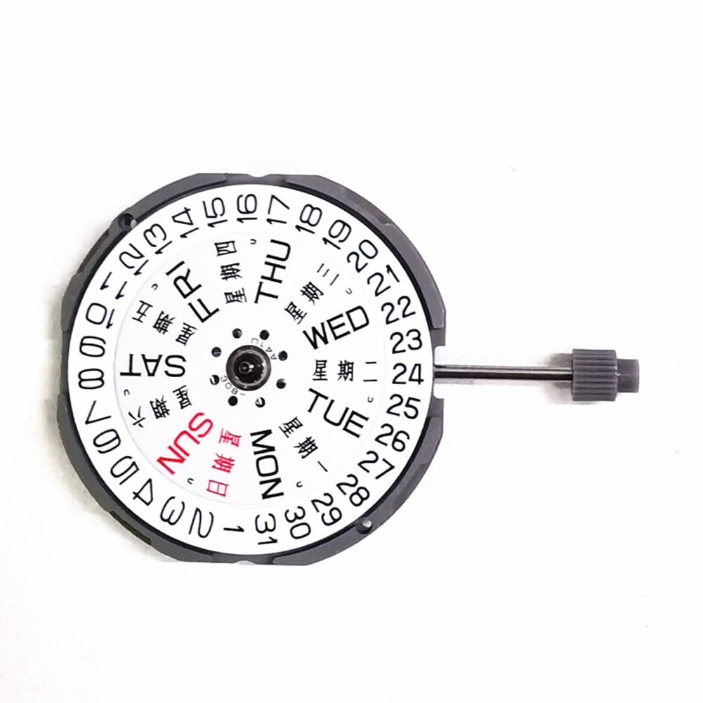 Quartz Watch Movement Sliver 3 Hands Replacement For MIYOTA GM02 GM00 Watch