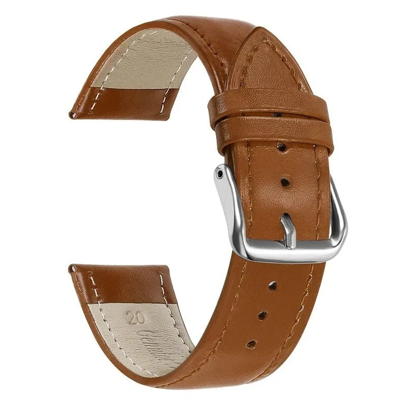 Leather Watch Strap 12mm to 24mm Genuine Replacement Soft Bracelet Watch Band