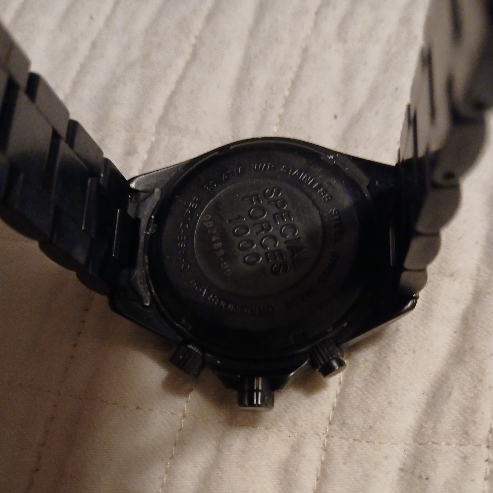 Chase-Durer Special Forces 1000 UDT Black Rare Burn Notice Watch