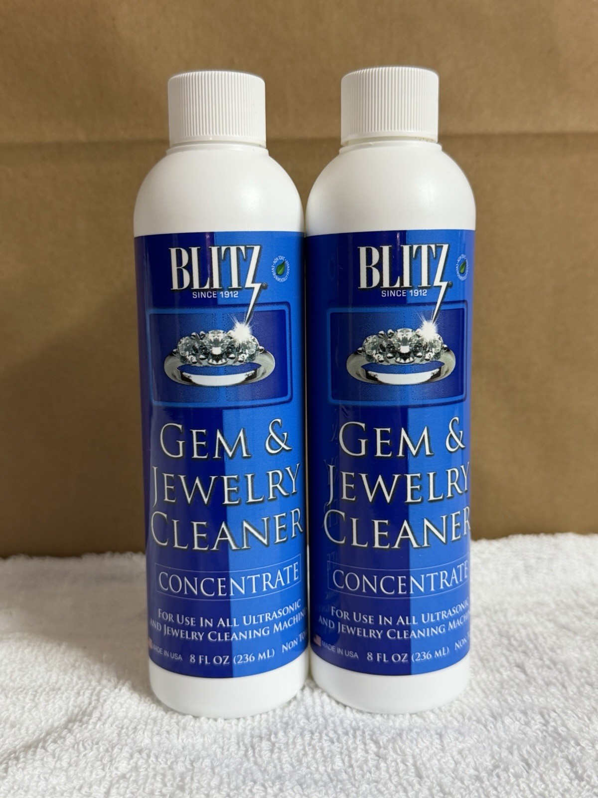 Blitz Gem & Jewelry Cleaner Concentrate 8 fl oz 400 BOTTLES WHOLESALE