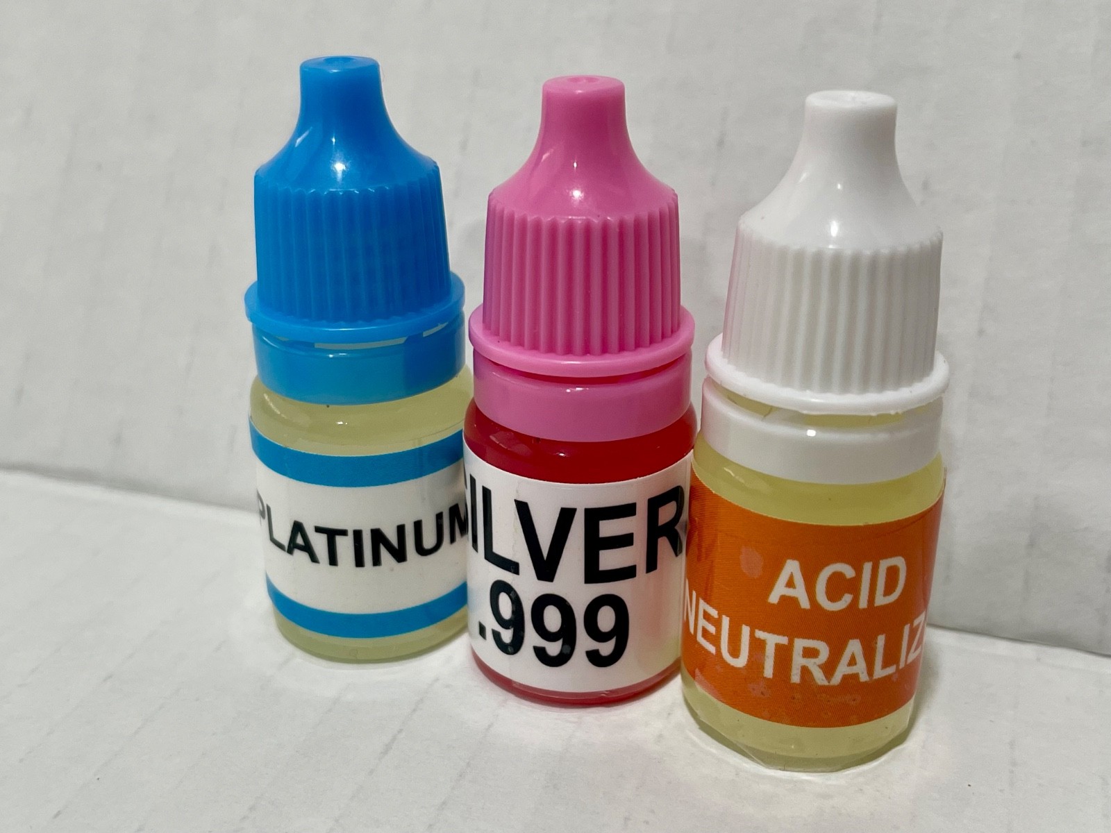 Gold Silver Platinum Testing Kit – Test 10k 14k 18k 22k-24k .999 .925 Sterling