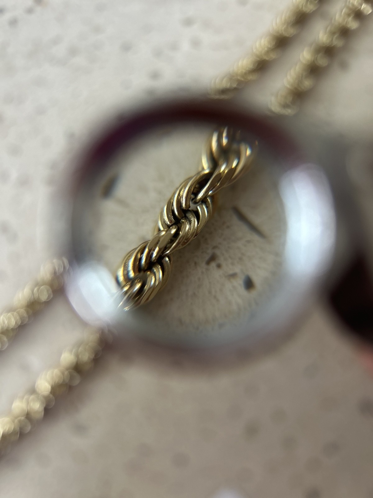 14k SOLID 14K DC GOLD ROPE CHAIN / 4mm x 26″ x 33.70 Grams / SOLID REAL 14k GOLD