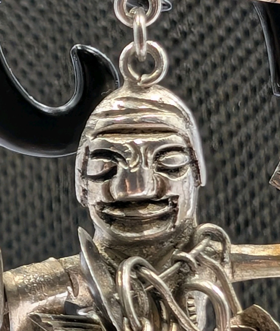 Vtg 900 – 925 Silver Peru Ekeko Talisman Good Luck Mid Century Unisex Pin Brooch