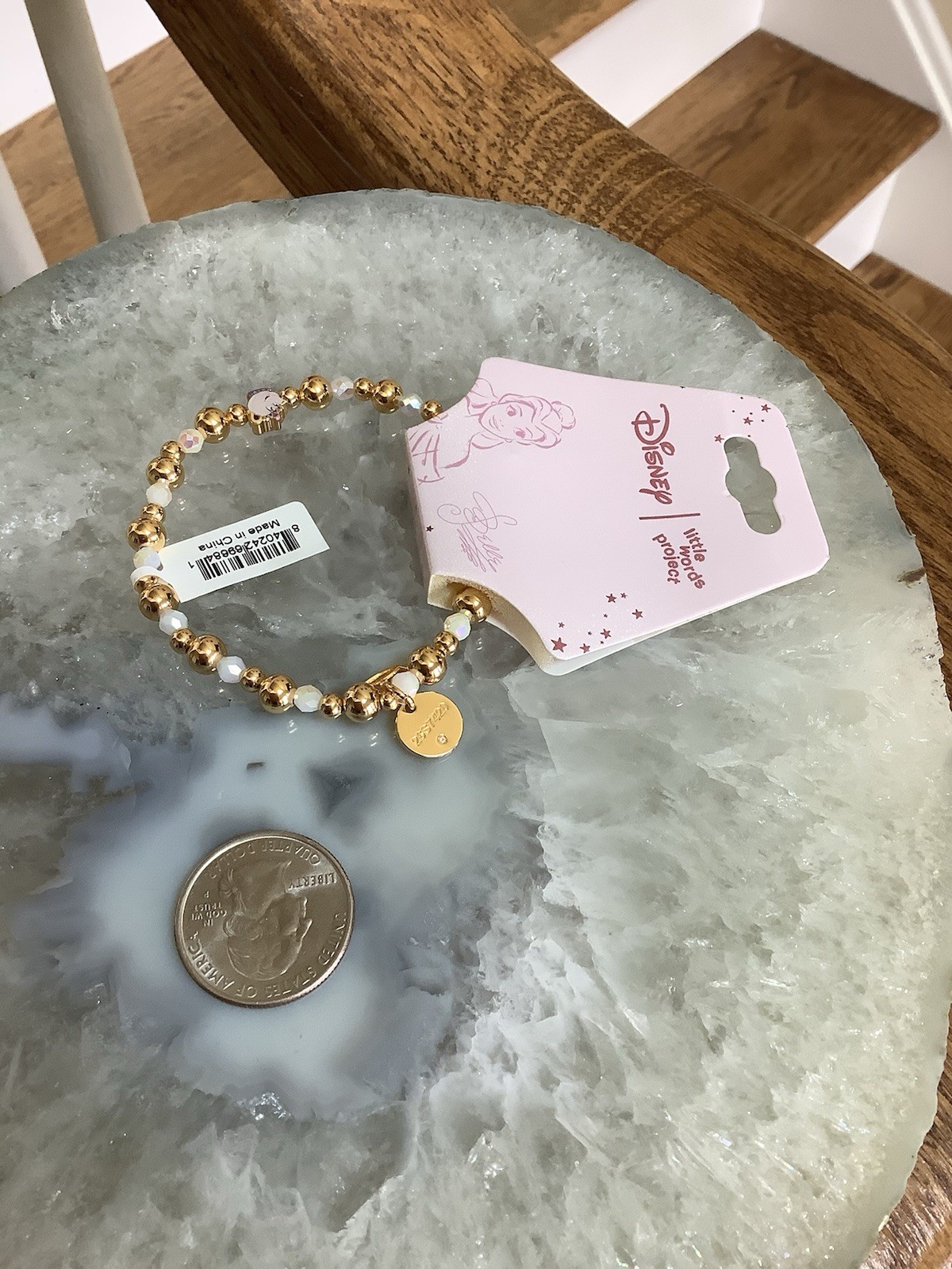 Little Words Project Disney Princess Beauty and the Beast MRS POTTS Bracelet M/L