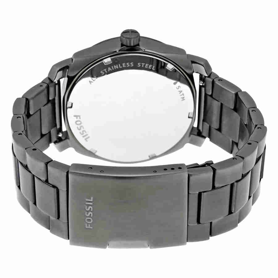 Fossil Machine Black Dial Smoke Ion-plated Men’s Watch FS4774
