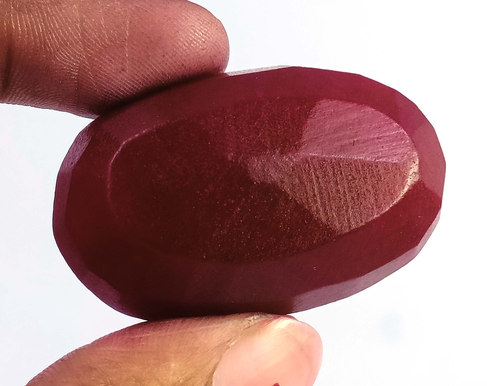 World Class Quality 83 Ct Natural Red Ruby Oval Shape IGL Gemstone 6AHL