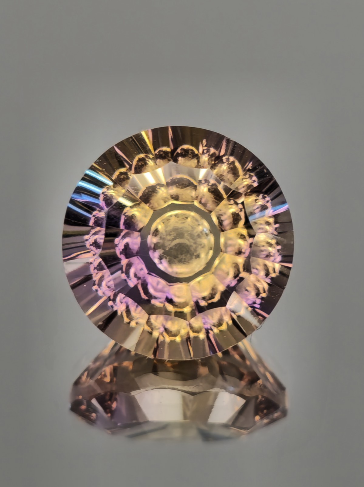 Ametrine Untreated 5.85 Carat Bolivian Princess Anahí Mine Bi Color Natural Gem