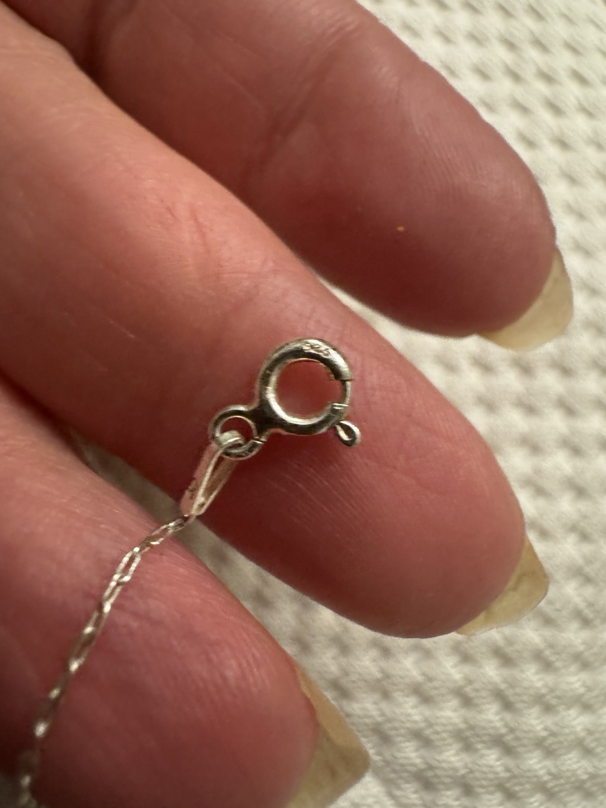 925 Sliver Charm Necklace