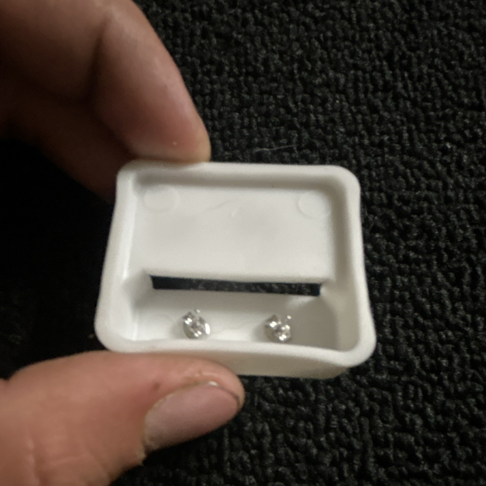 7 mm 2.4ct Moissanite tester approved