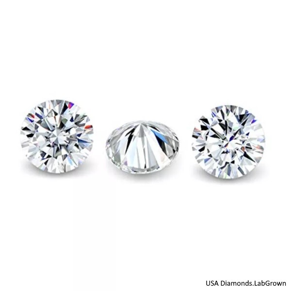 0.25 Carat Loose Lab Grown Diamond DEF Color VVS1 Clarity 4mm (1 pcs. lot)