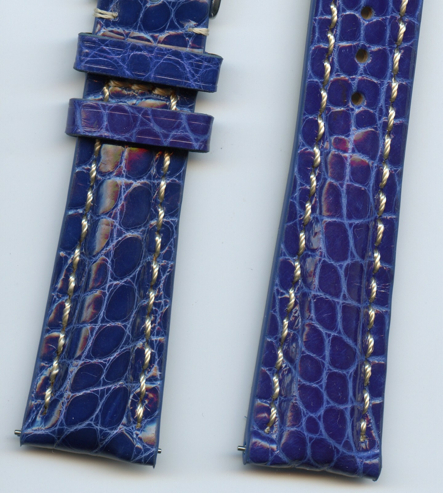 Genuine Alligator MB Strap for Gen. Breitling Buckles, Watches, and Chronographs