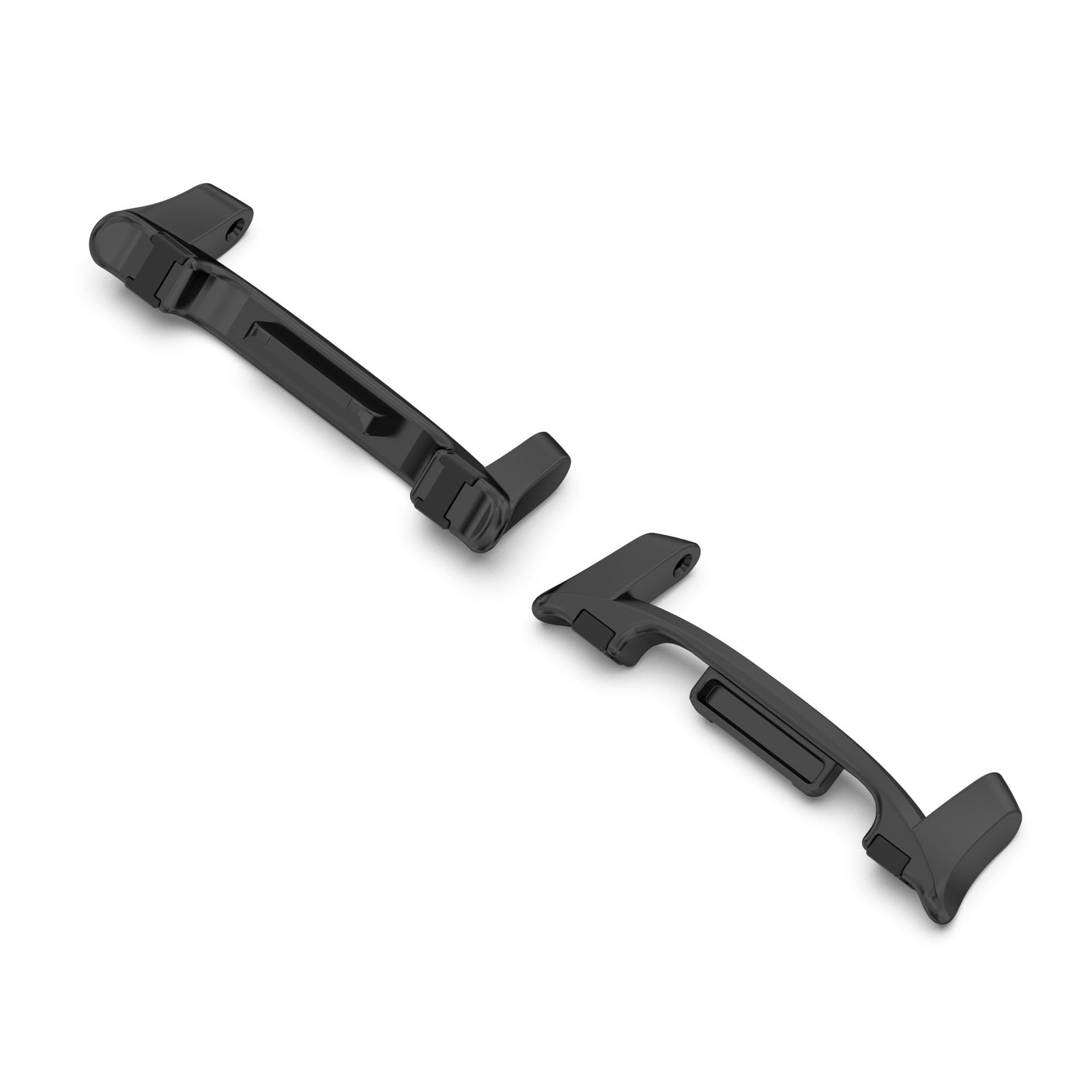 2-PACK Watch Strap Connector Adapter for Samsung One Size, Black&Silver