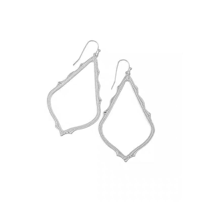 NEW Rhodium Kendra Scott Sophee Drop Earrings Big style