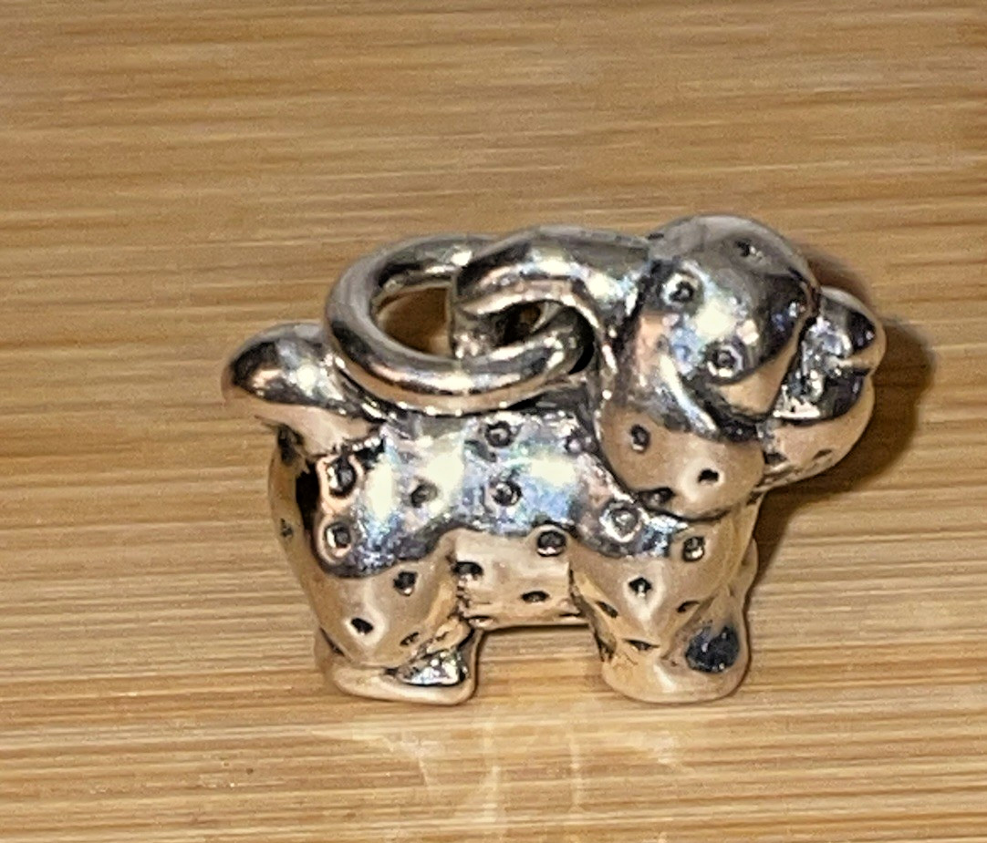 PUPPY CHARM/ PENDANT- STERLING SILVER 2 GRAMS