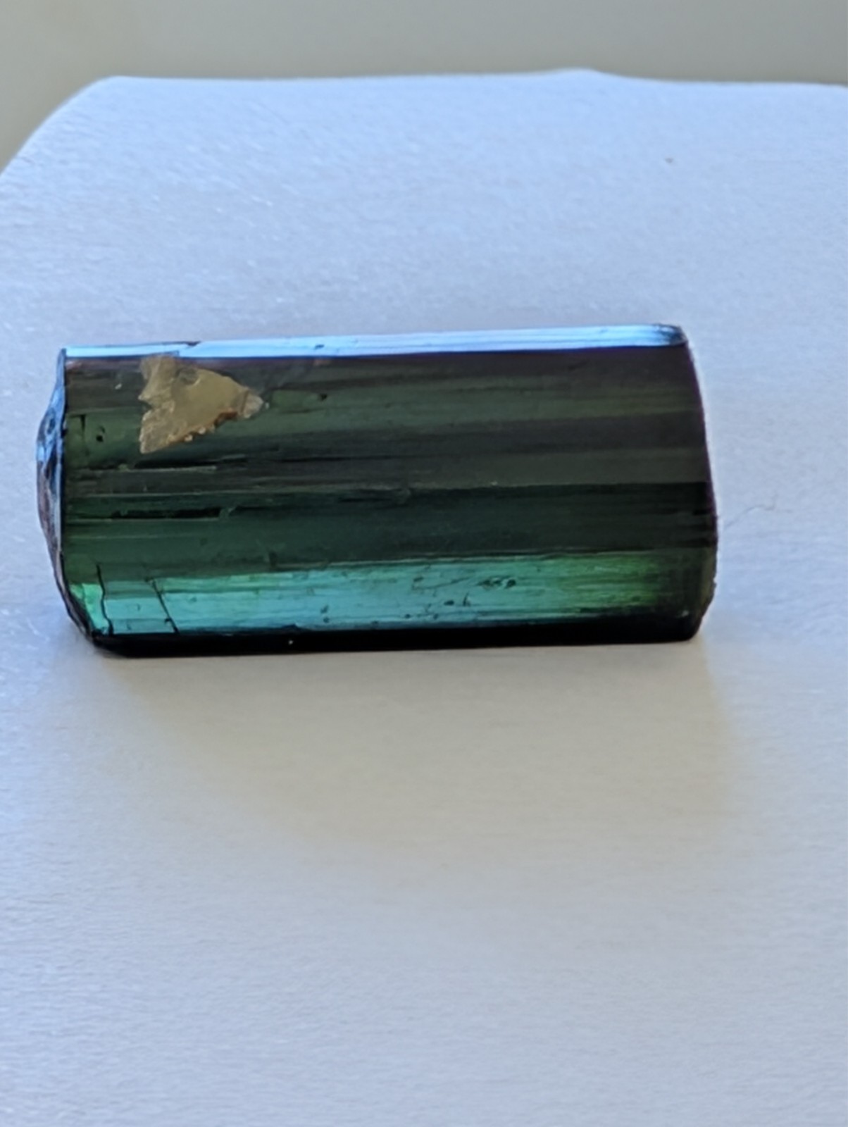 USA seller IF 13.43 ct, Nigeria tourmaline facet rough gemstone specimen