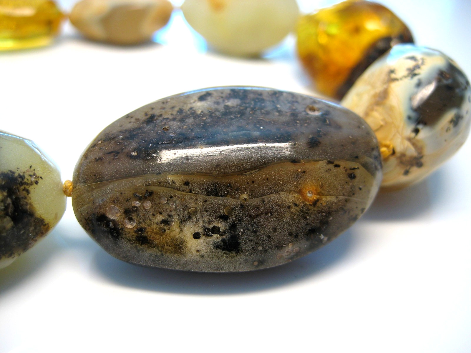 Genuine Huge Massive Amber Baltic Amber Necklace 76.2 grams 22.5 in !!!