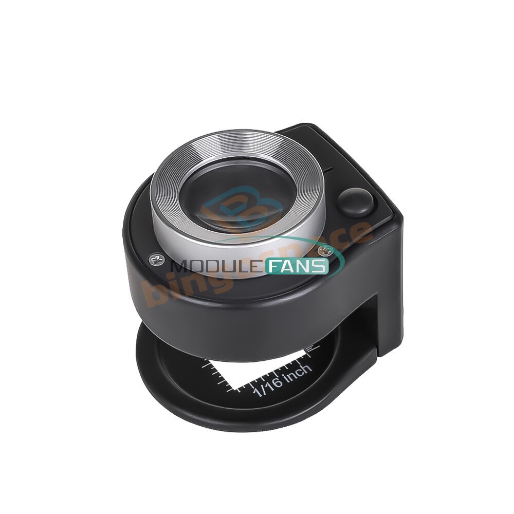 6LED 30X Magnifying Glass Lens Loupe Magnifier Handheld Coin Stamps Magnifier.