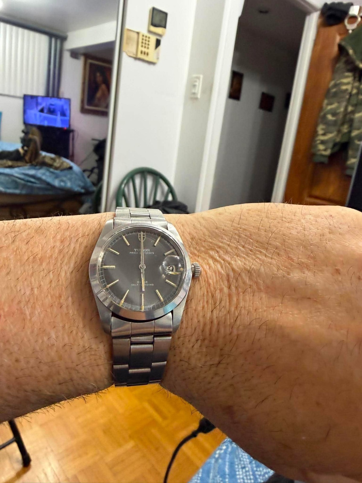 Tudor Prince Oysterdate 34mm Automatic Watch 9050/0 RARE Grey Dial 1969