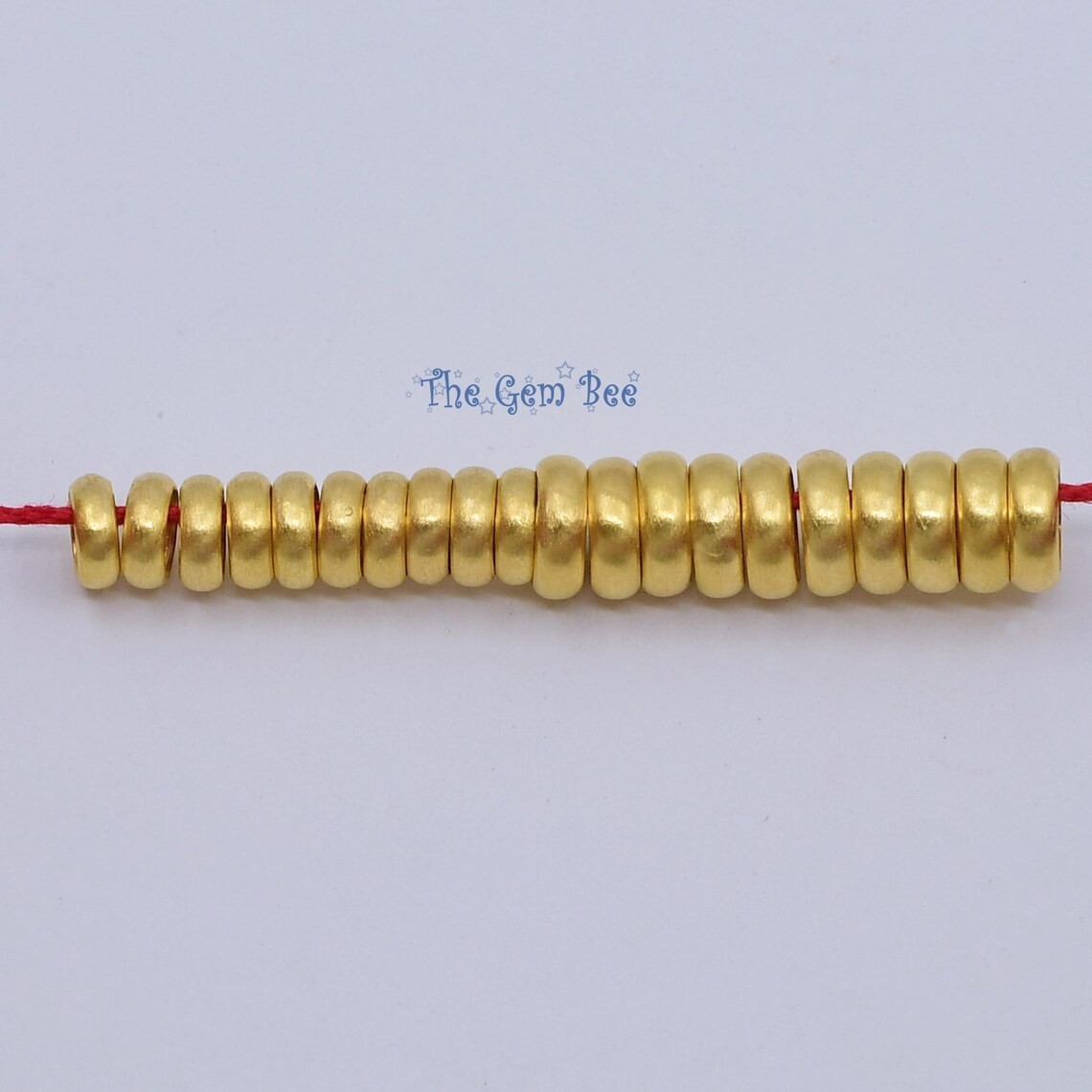 5.2mm or 4.2mm 14k Yellow Gold Loop Spacer Ring Bead Large 3.5mm or 3mm hole