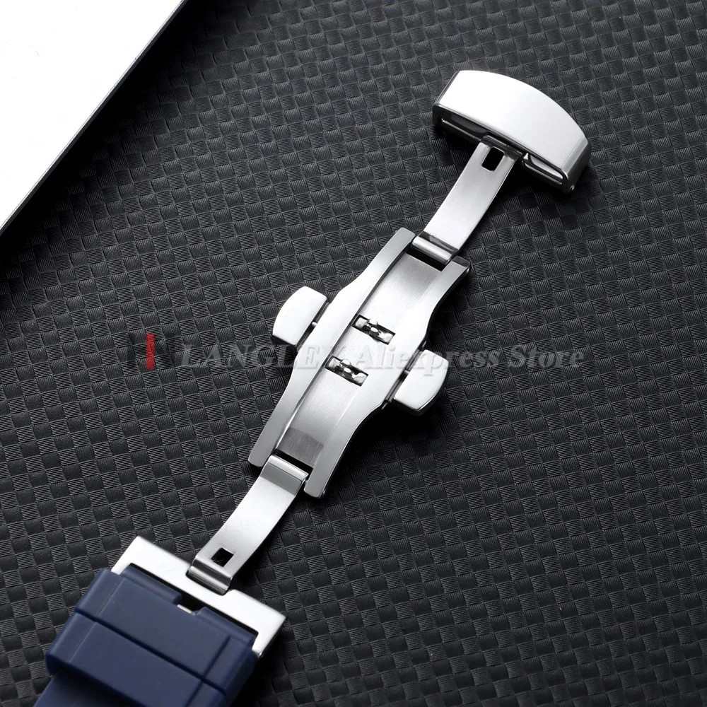 Quick Release Silicone Rubber Watch Strap 18mm 20mm 22mm 24mm Sport Band